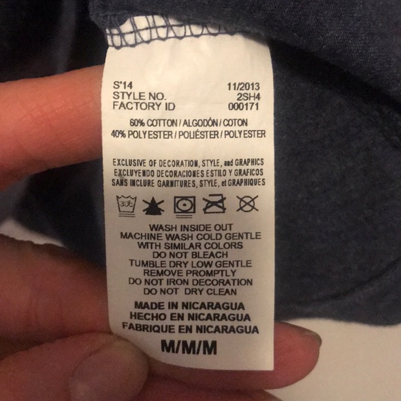 San Diego Padres Blue Scoop Neck Short Sleeved Top - Picture 4 of 5